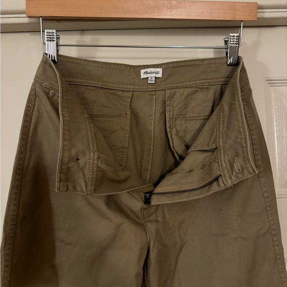 Madewell Langford Wide-Leg Crop Pants in Light Latte Size 26 - Picture 10 of 10